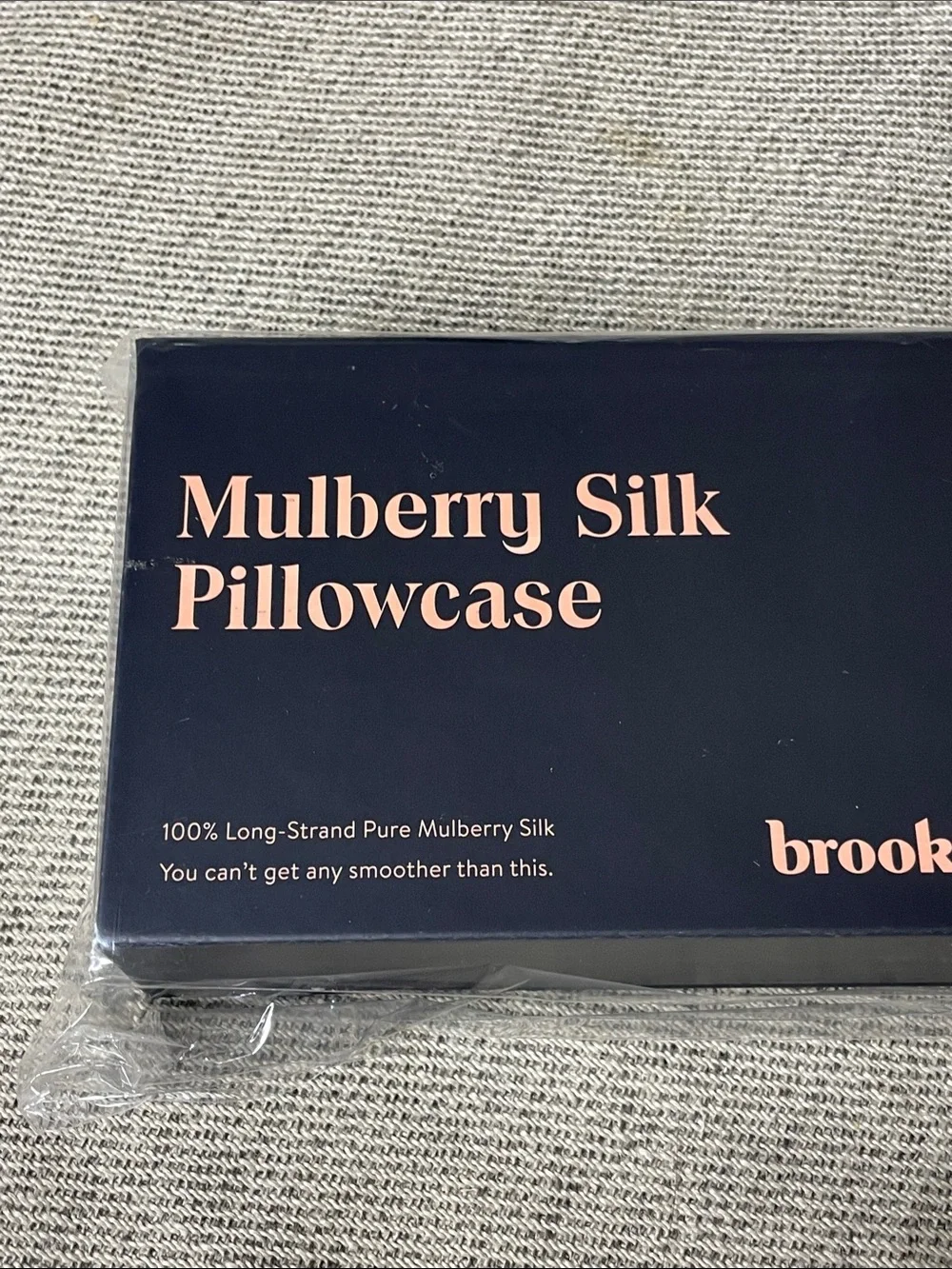 Brooklinen Mulberry Silk Pillowcase in Ivory NWT